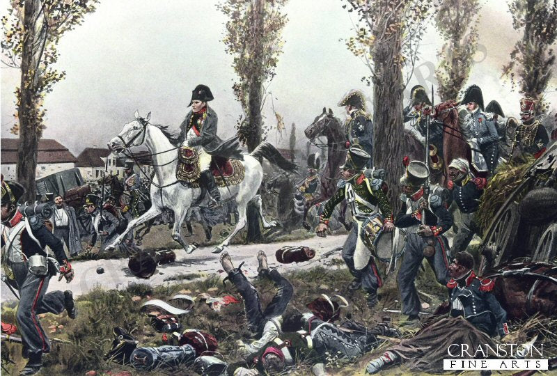 Napoleons Escape From Leipzig on October 19th, 1813 by Richard Knotel