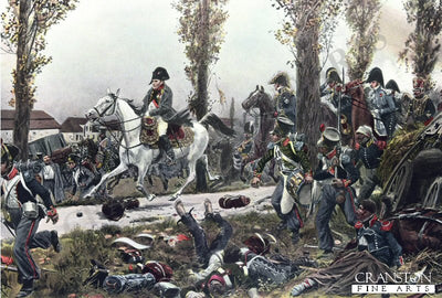 Napoleons Escape From Leipzig on October 19th, 1813 by Richard Knotel