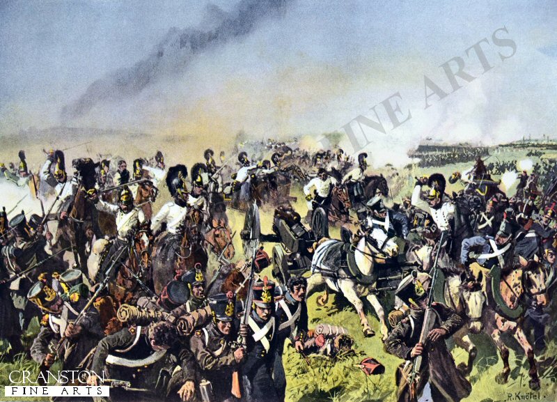 Victory of Bluchers Cavalry Near Haynau on May 26, 1813 By Richard Knotel (PC)