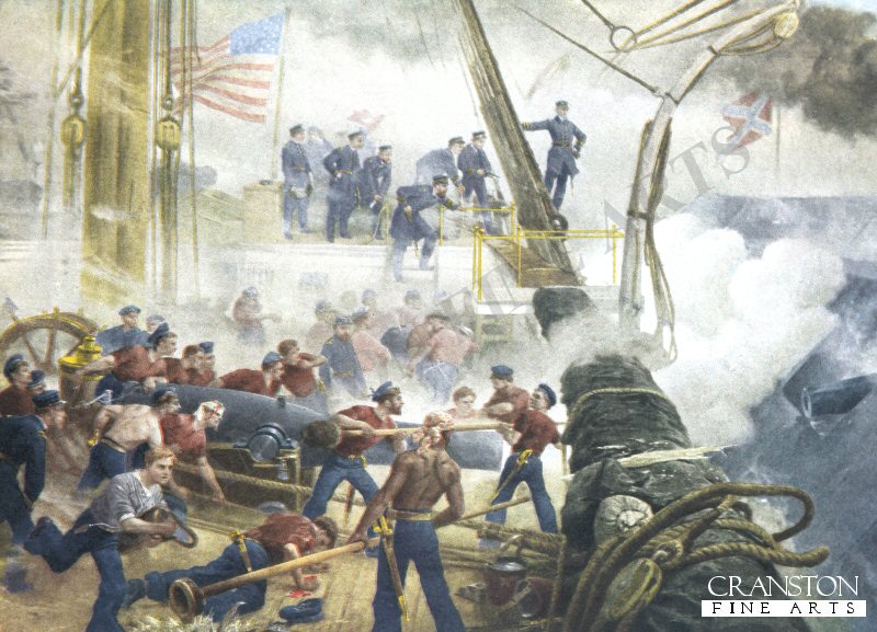 Farragut on the Hartford at Mobile Bay - August 5th, 1864 by Henry Alexander Ogden (PC)