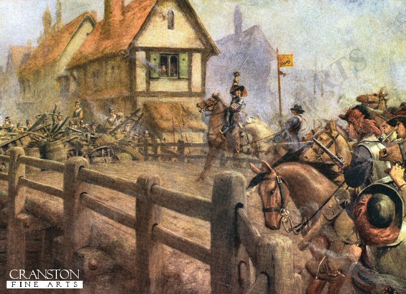 The Battle of Brentford Bridge by John Hassall (PC)