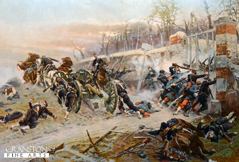 Montretout, Defence of Longboyau's Gate by Alphonse De Neuville