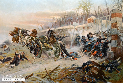 Montretout, Defence of Longboyau's Gate by Alphonse De Neuville
