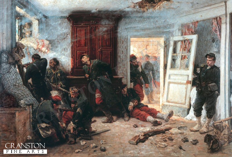 The Last Cartridges by Alphonse de Neuville