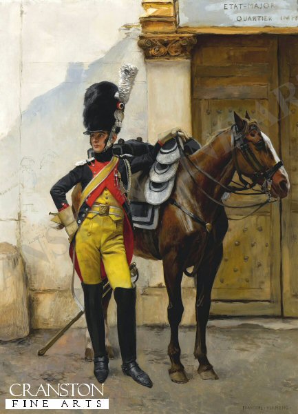An Elite Gendarme of the Imperial Guard by Francois Flameng (PC)