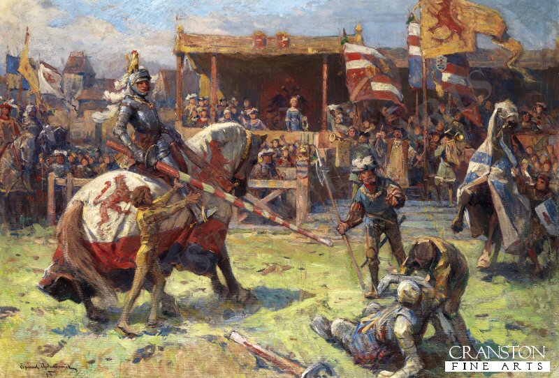 Knight's Tournament by Zygmunt Ajdukiewicz