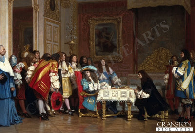Louis XIV and Moliere by Jean-Leon Gerome