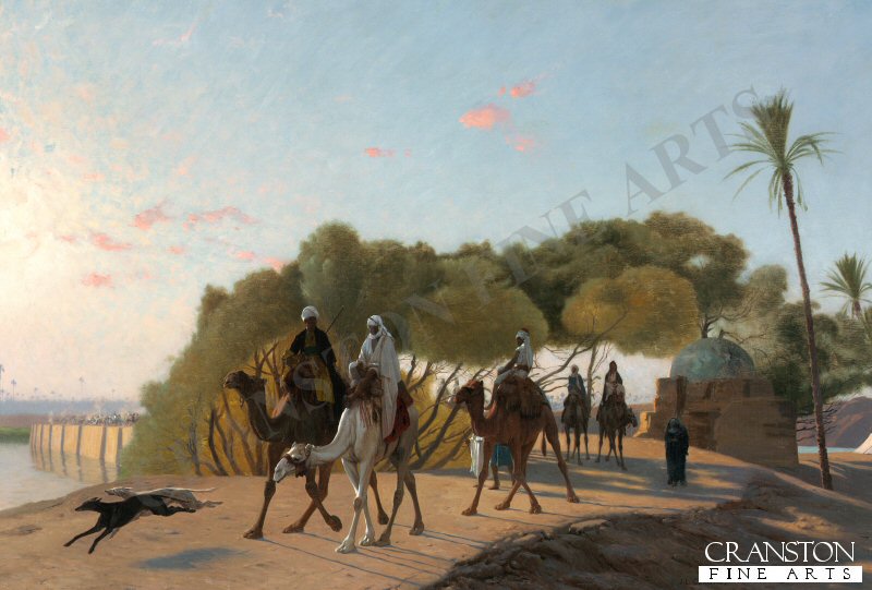 Leaving the Oasis by Jean-Leon Gerome