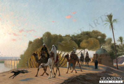 Leaving the Oasis by Jean-Leon Gerome
