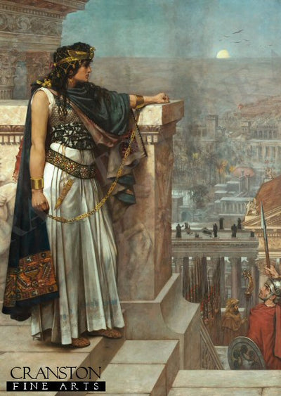 Zenobia's Last Look on Palmyra by Herbert Gustave Schmalz