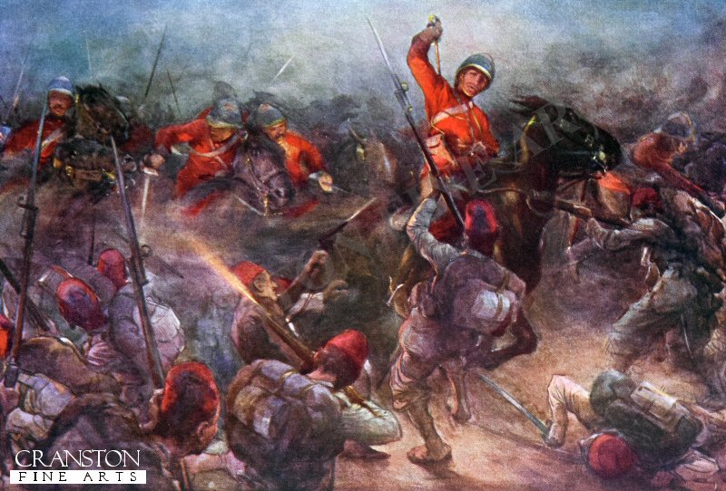 Charge of Drury Lowe's Cavalry at Kassassin, August 28th 1882 by Christopher Clark