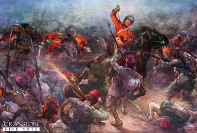 Charge of Drury Lowe's Cavalry at Kassassin, August 28th 1882 by Christopher Clark