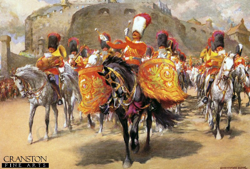 The Scots Greys, Edinburgh Castle by Christopher Clark