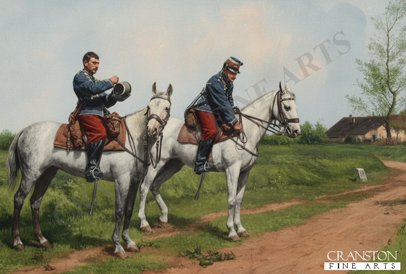 The Dispatch Riders by Etienne-Prosper Berne-Bellecour