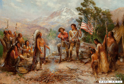 Fifteen Stripes, Fifteen Stars by Edward Percy Moran