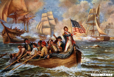 The Battle of Lake Erie by Edward Percy Moran
