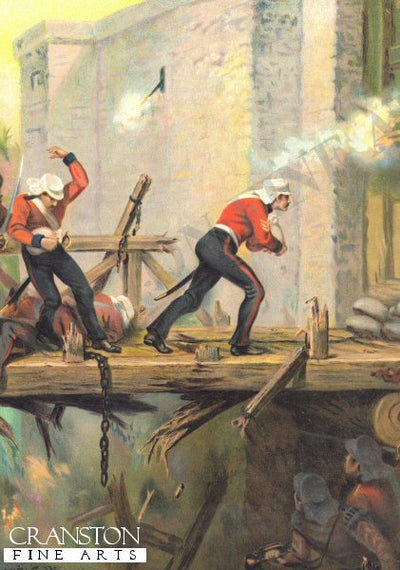 Blowing up the Cashmere Gate at Delhi by William Holmes Sullivan (PC)