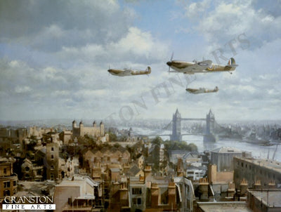 Spitfires Over London by John Young.
