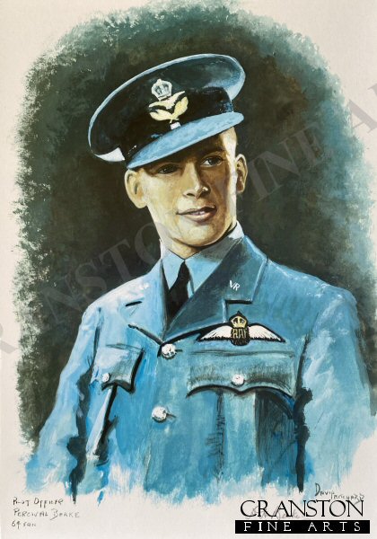 Portrait of Pilot Officer Percival Beake, 64 Sqn by David Pritchard