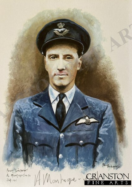 Portrait of Flight Lieutenant A. Monagu Smith, 264 Sqn by David Pritchard