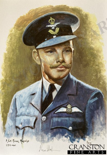 Portrait of Flight Lieutenant Roger Morewood, 248 Sqn by David Pritchard