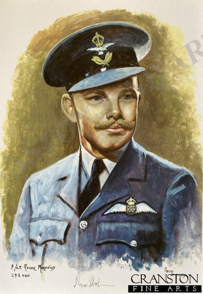 Portrait of Flight Lieutenant Roger Morewood, 248 Sqn by David Pritchard
