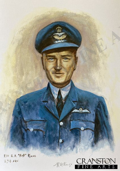 Portrait of Flying Officer Robert A. 'Bob' Kings, 238 Sqn by David Pritchard