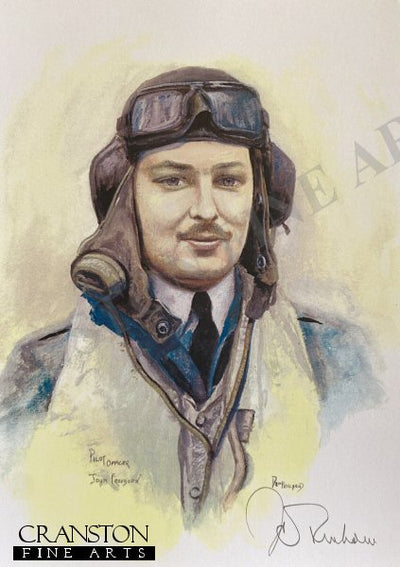 Portrait of Pilot Officer John Freeborn by David Pritchard