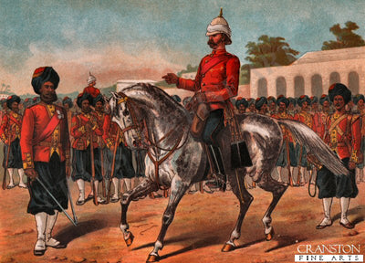 The 7th Bengal Native Infantry on Parade by Richard Simkin. (PC)