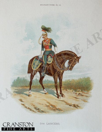 5th Lancers by Richard Simkin. (P)