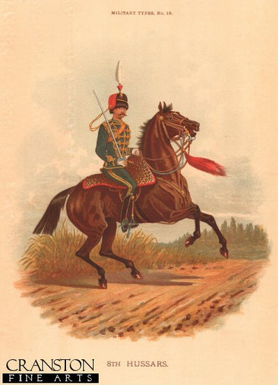 8th Hussars by Richard Simkin. (P)