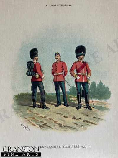 Lancashire Fusiliers by Richard Simkin (P)