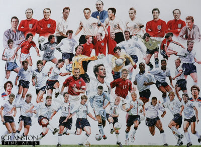 Legends of English Football by Robert Highton - Gold Edition.