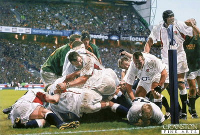 England v South Africa - Investec 2002 by Doug Harker. (Y)