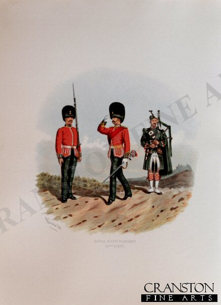 Royal Scots Fusiliers by Richard Simkin. (P)