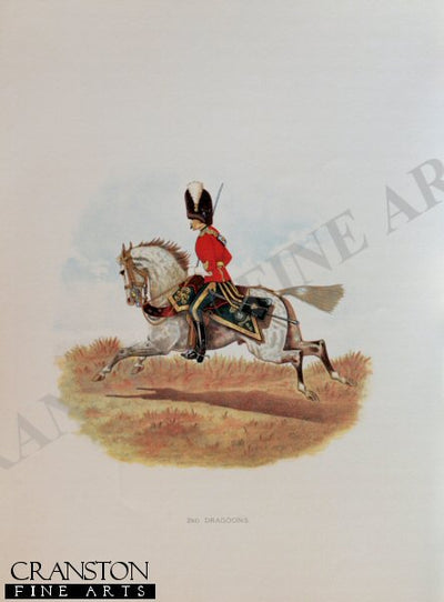 2nd Dragoons, Scots Greys by Richard Simkin