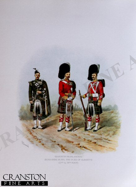 Seaforth Highlanders by Richard Simkin. (P)