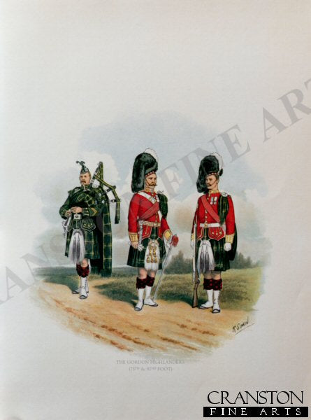 Gordon Highlanders by Richard Simkin. (P)