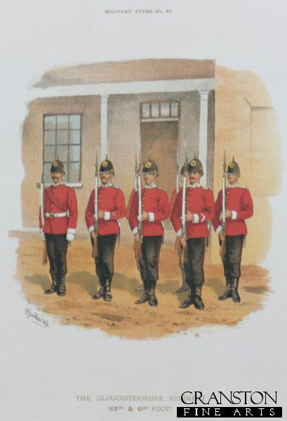 Gloucestershire Regiment by Richard Simkin (P)