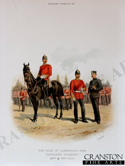 Middlesex Regiment by Richard Simkin