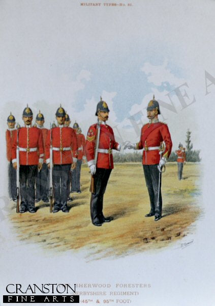 The Sherwood Foresters by Richard Simkin (P)