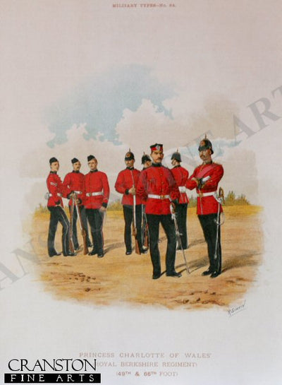 Princess Charlotte of Wales (Royal Berkshire) Regiment by Richard Simkin.