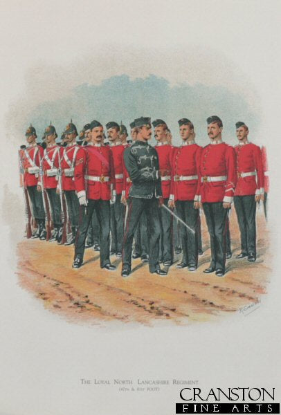 The Loyal North Lancashire Regiment (47th and 81st foot) by Richard Simkin (P)