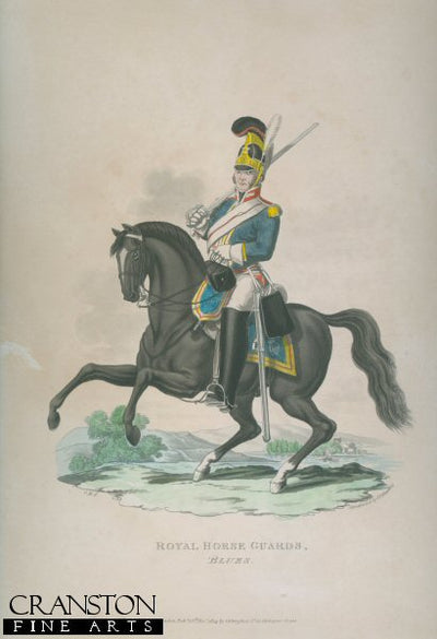 Royal Horse Guards, Blues by J C Stadler after Charles Hamilton Smith.