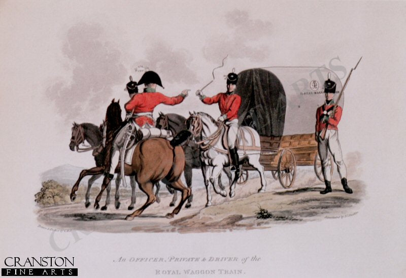 An Officer, Private and Driver of the Royal Waggon Train (P)