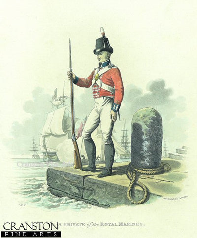 A Private of the Royal Marines by J C Stadler after Charles Hamilton Smith.