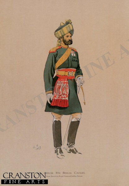 Officer 8th Bengal Cavalry by John Charlton (1897) (P)