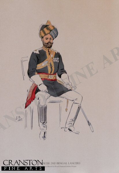 Officer 2nd Bengal Lancers by John Charlton (P)