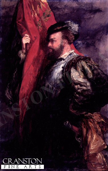 The Standard Bearer by Sir John Gilbert (P)