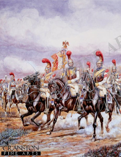 La Garde a LEtendard du ler Regiment de Carabiniers by Benigni.